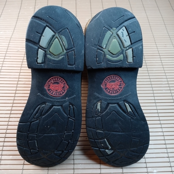 Justin Original Work 'Stampede' WK4660 Tan Brown Leather Mens Cowboy Boot Sz 9.5 - Picture 8 of 8